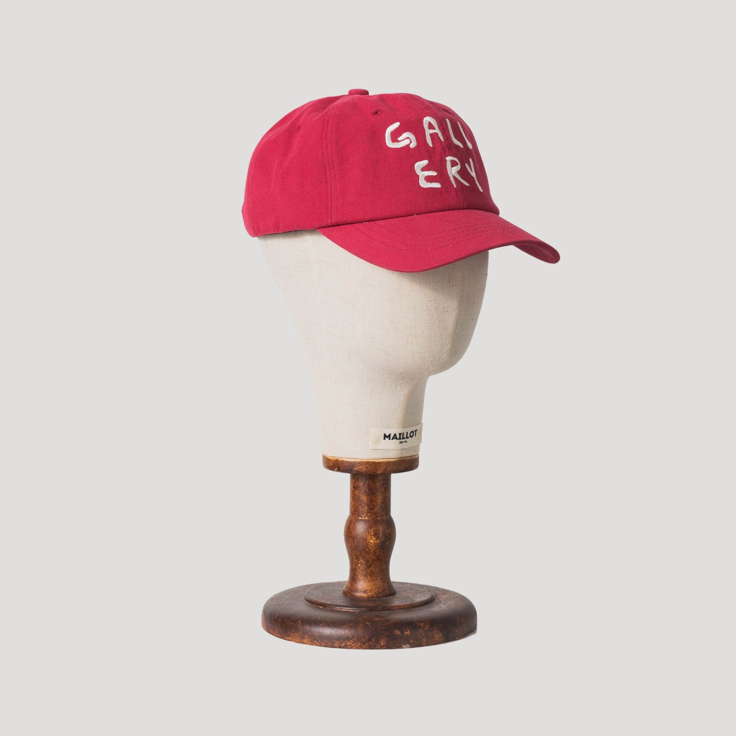 1011 GALLERY] GALLERY LOGO BALL CAP _ RED