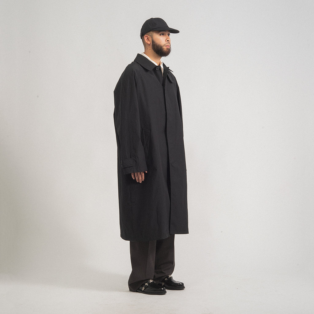 [MFPEN] INSTALLATION COAT  _ RECYCLED BLACK