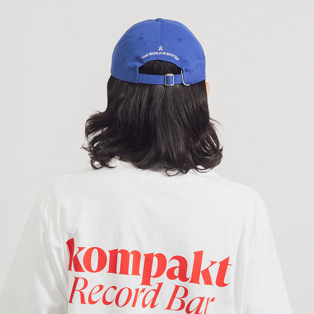 [KOMPAKT RECORD BAR] SPEAKER CURVED 6 PANEL CAP _ BLUE