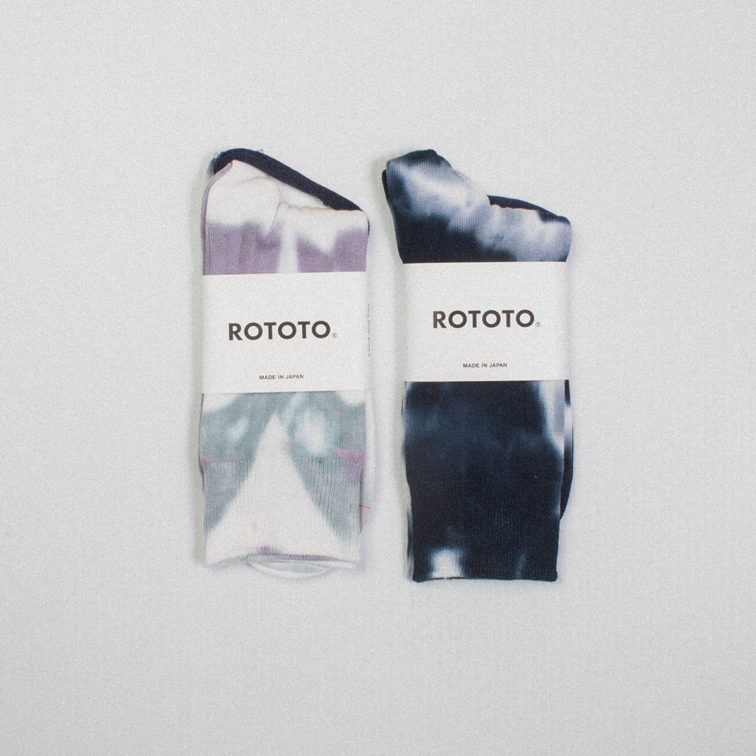 [ROTOTO] R1490 TIE DYE FORMAL CREW SOCKS