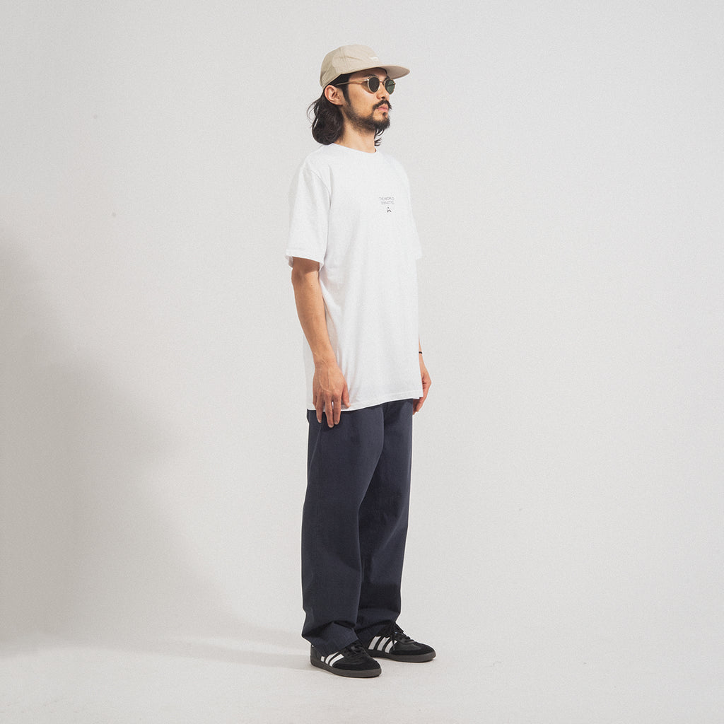 [KOMPAKT RECORD BAR] NEW SYMBOL T-SHIRT _ WHITE/BLACK