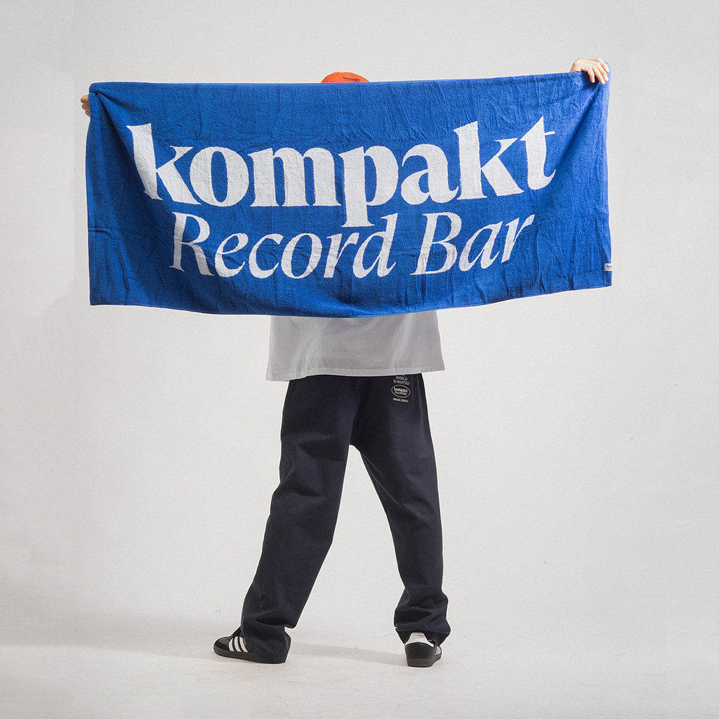 [KOMPAKT RECORD BAR] KRB LOGO BEACH TOWEL _ BLUE