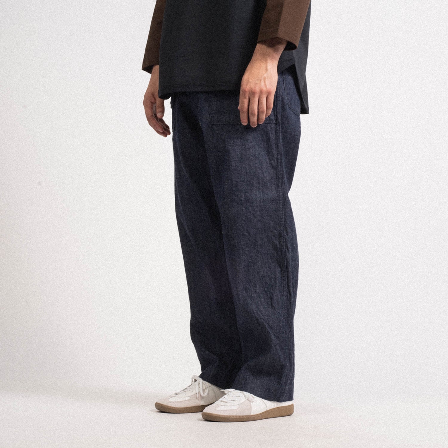 [A VONTADE] UTILITY TROUSERS W/BELT _ INDIGO