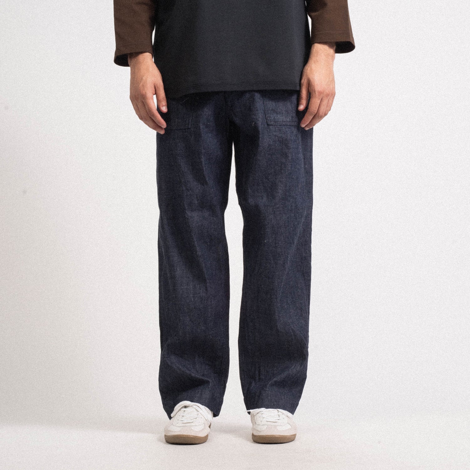 [A VONTADE] UTILITY TROUSERS W/BELT _ INDIGO