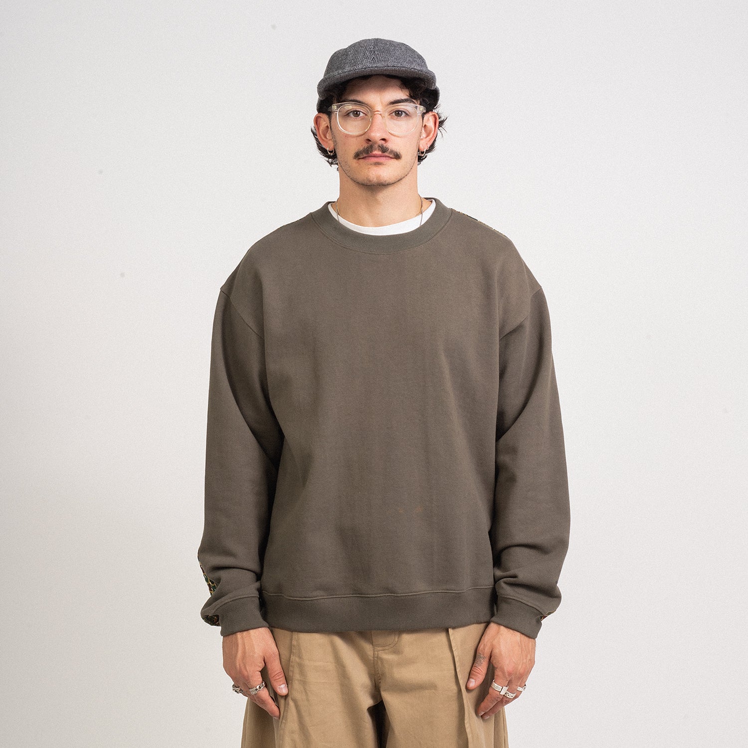 [KARTIK RESEARCH] KNITTED SWEATSHIRT _ GREEN