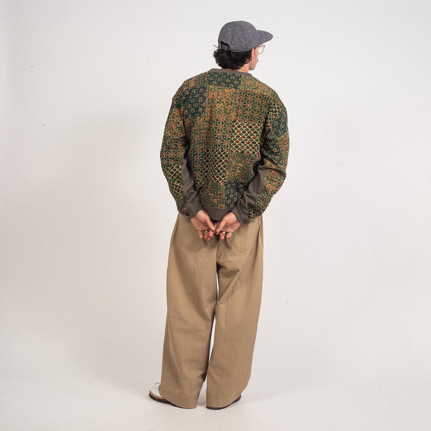 [KARTIK RESEARCH] KNITTED SWEATSHIRT _ GREEN