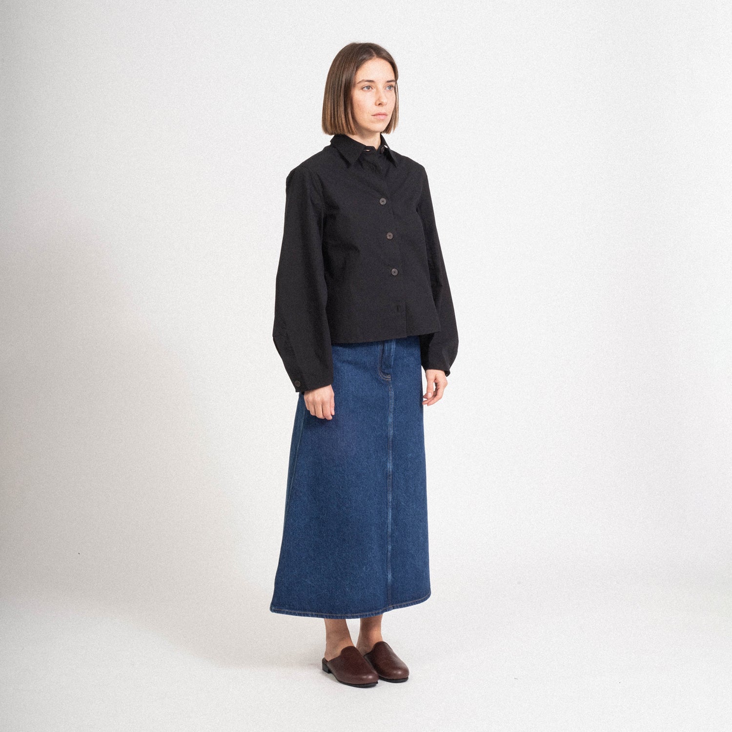 nicholson & nicholson |デニムイージースカート WOMEN 最高 の