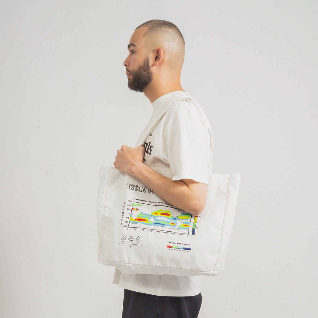 [SPACE AVAILABLE] OCEAN MAPPING BAG _ BROKEN WHITE