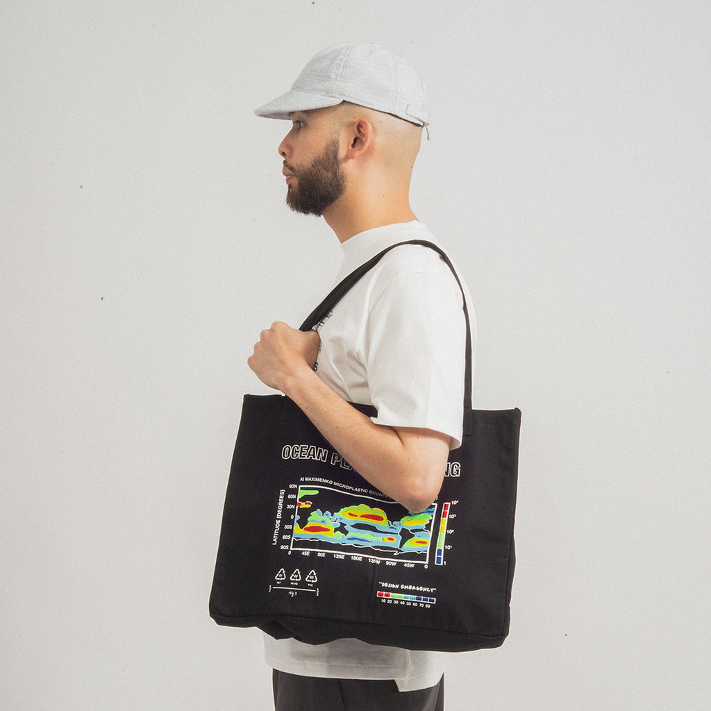 [SPACE AVAILABLE] OCEAN MAPPING BAG _ BLACK