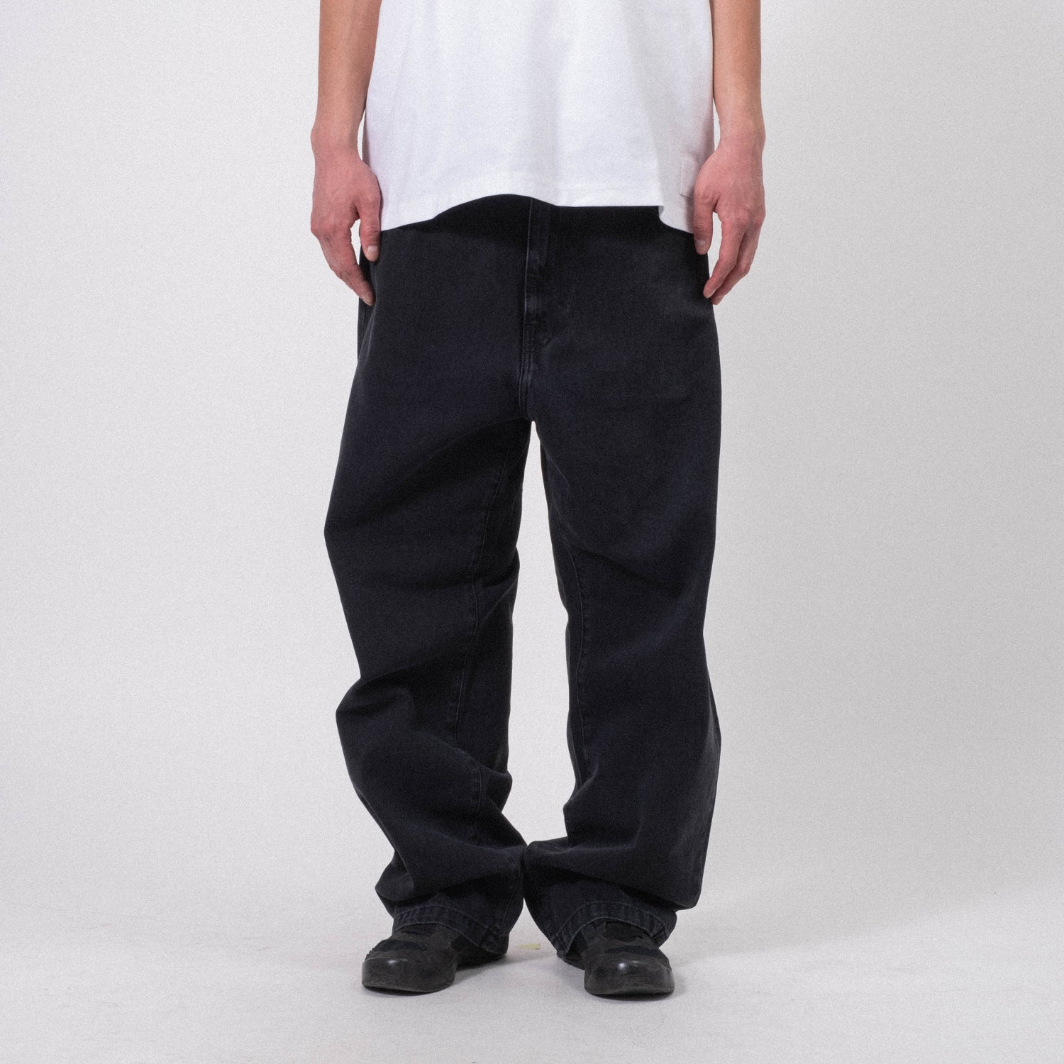 [CARHARTT] LANDON PANT _ BLACK STONE  WASHED