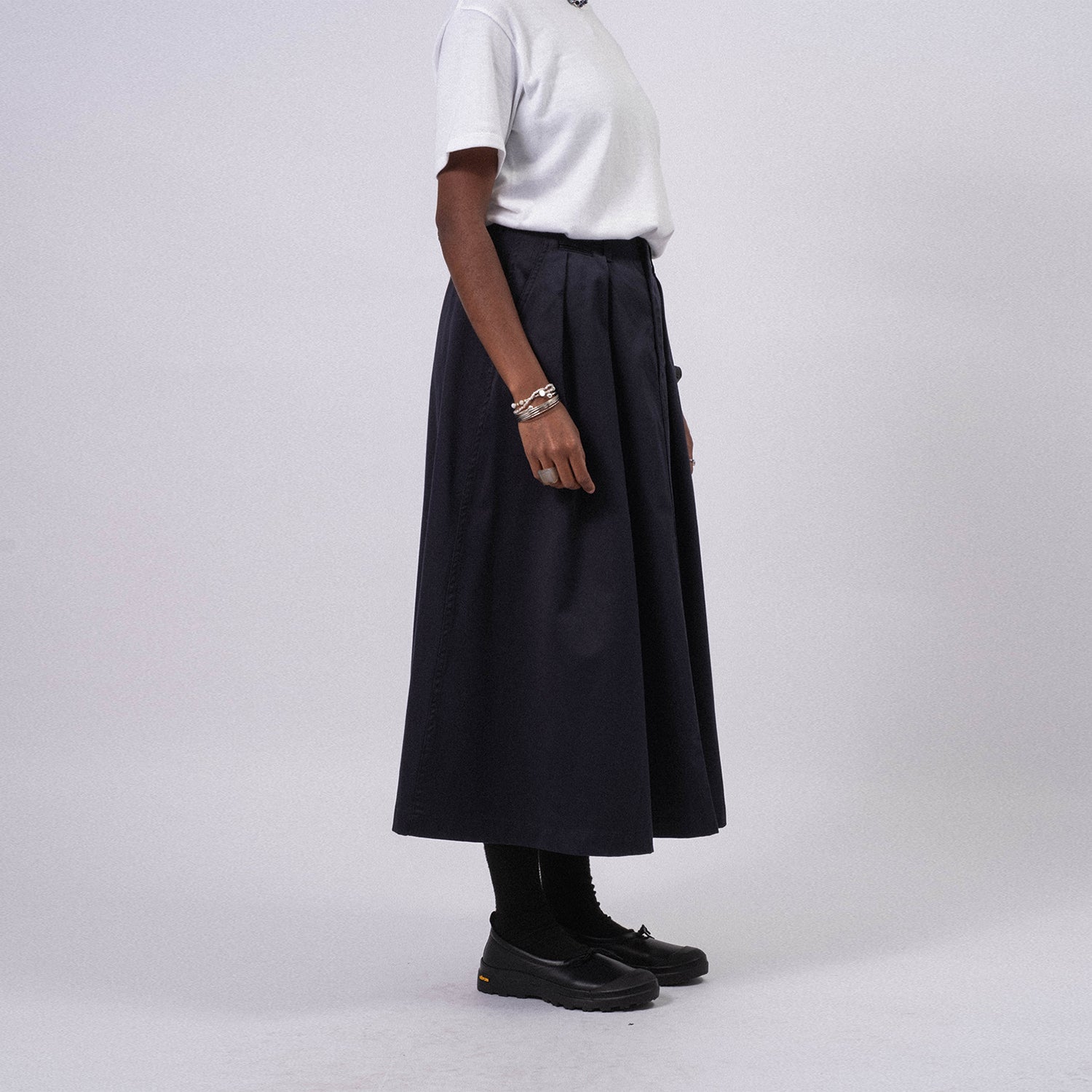 [NANAMICA] CHINO SKIRT _ NAVY