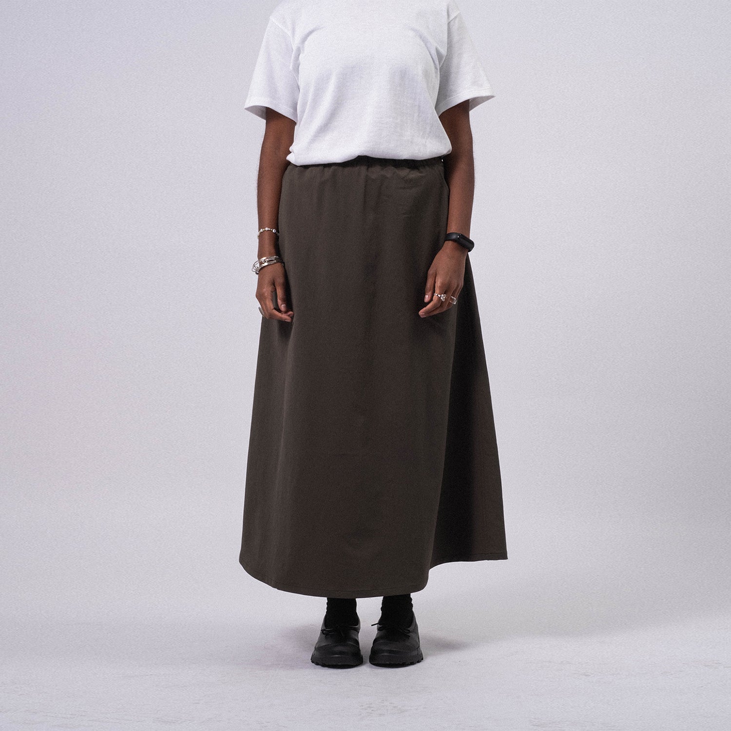 [NANAMICA] ALPHADRY SKIRT _ OLIVE