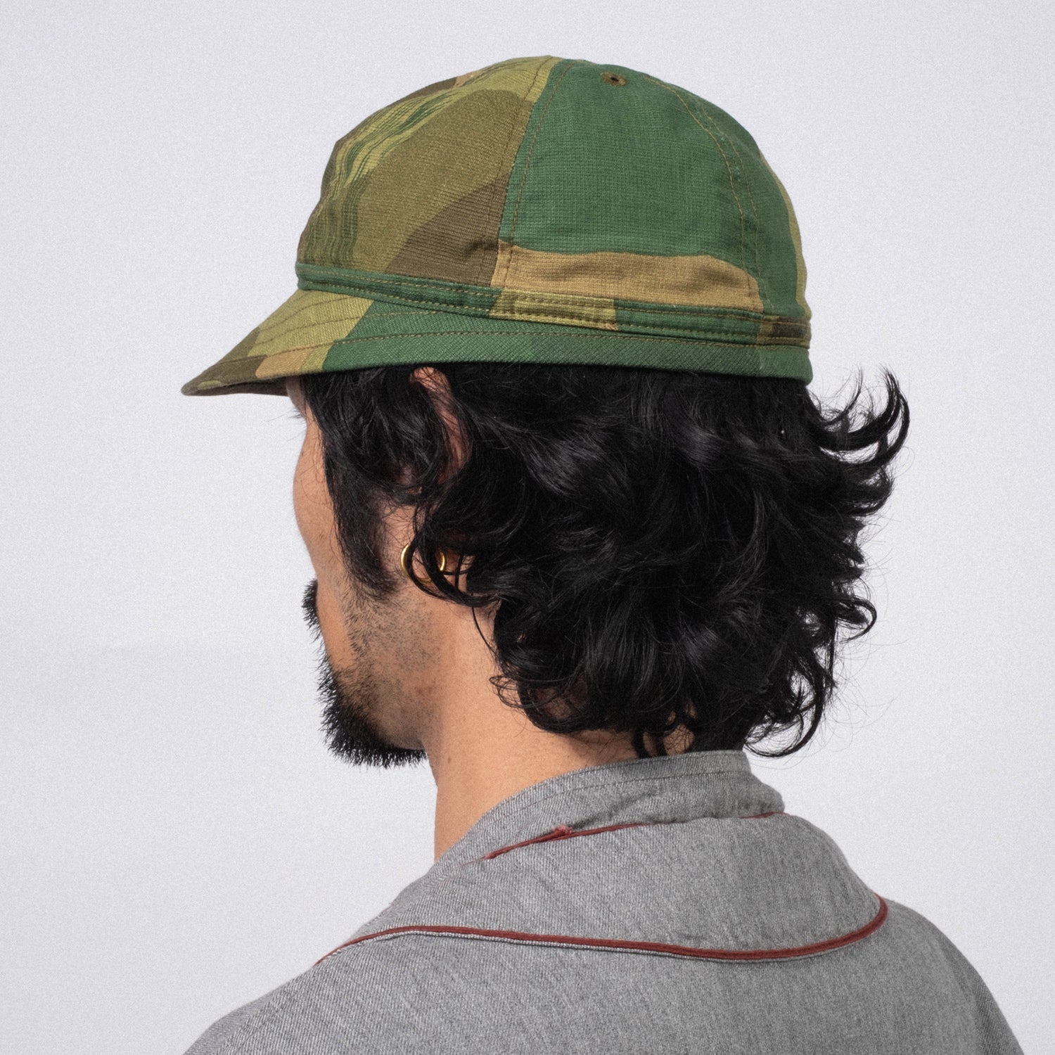 [NIGEL CABOURN] 40S US ARMY CAP FADE CLOTH _ CAMO