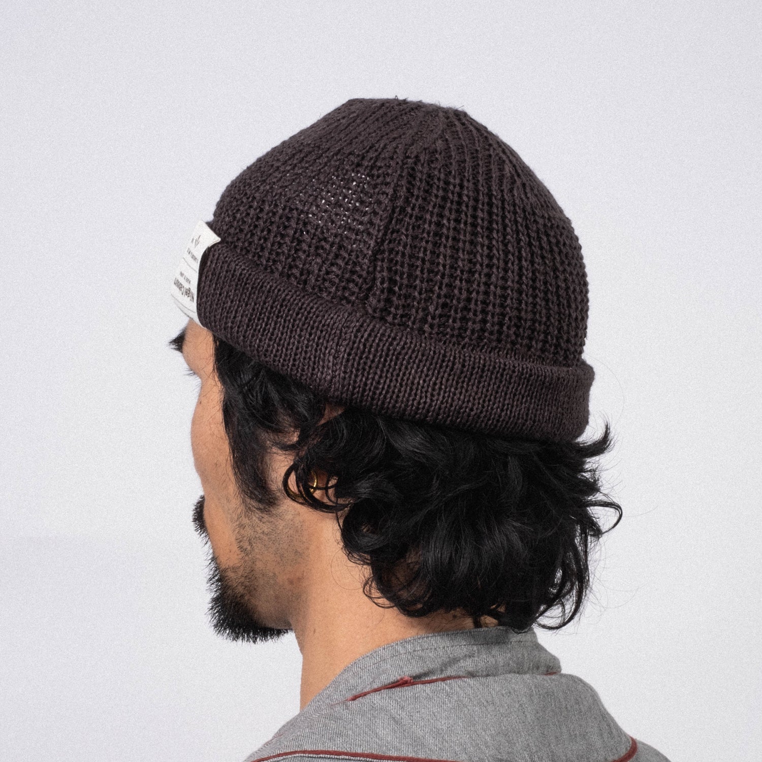 [NIGEL CABOURN] BEANIE HEMP _ CHARCOAL GREY