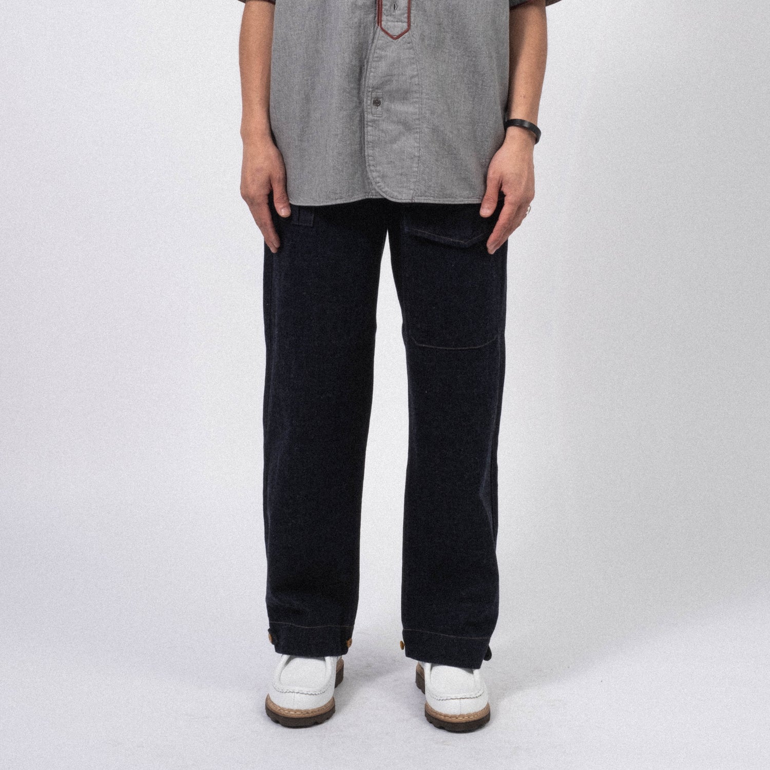 [NIGEL CABOURN] BRITISH ARMY PANT LOOSE DENIM _ INDIGO