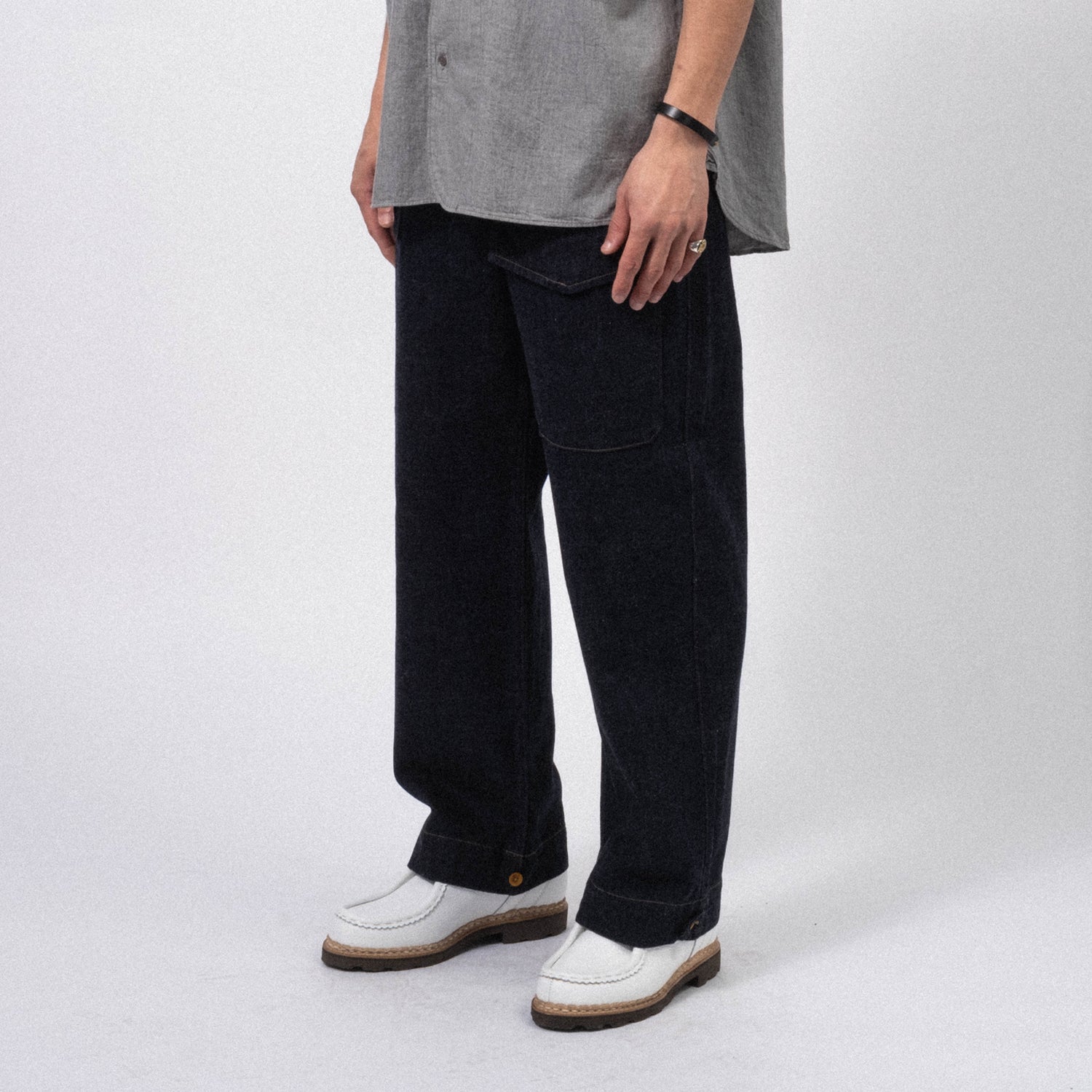 [NIGEL CABOURN] BRITISH ARMY PANT LOOSE DENIM _ INDIGO