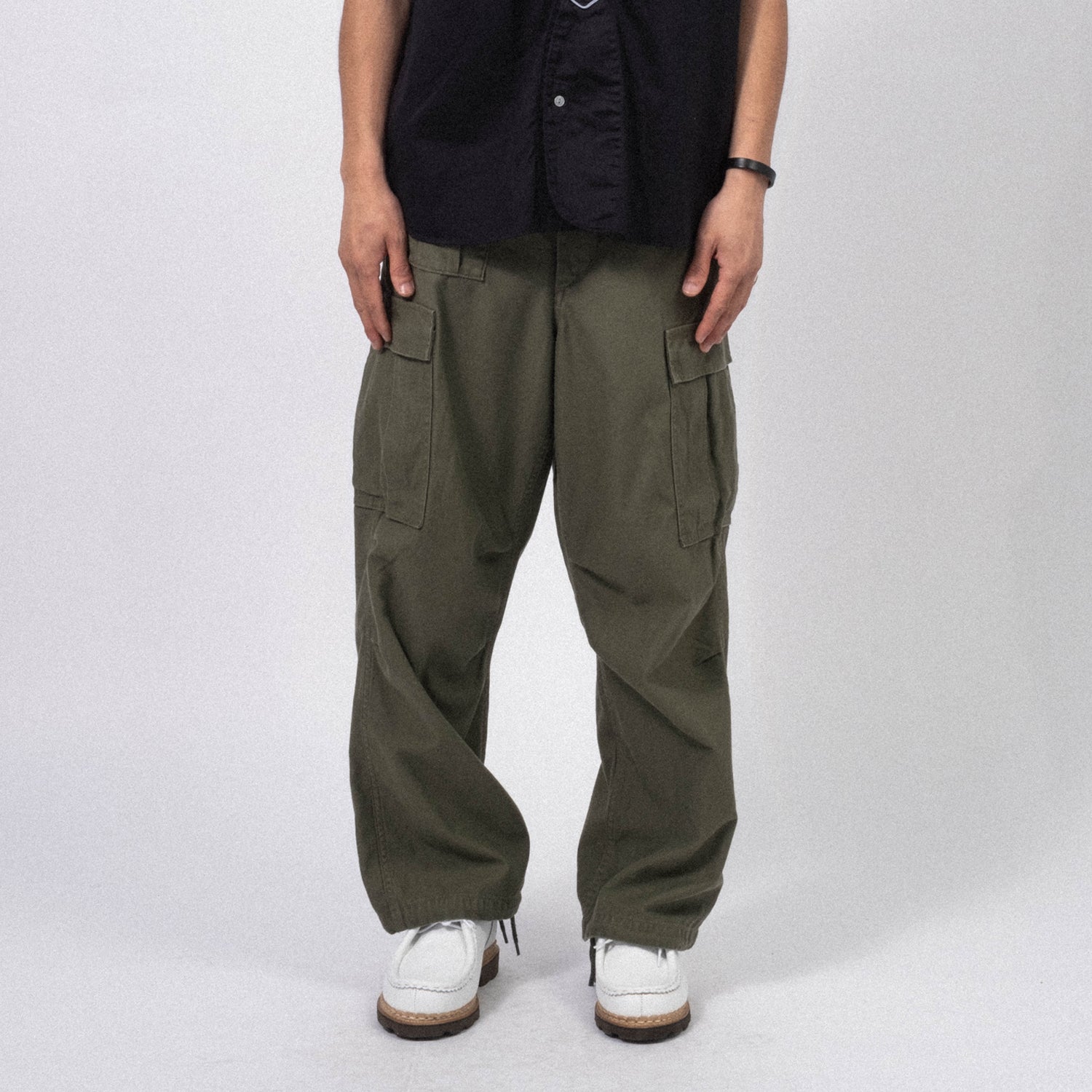 [NIGEL CABOURN] ARMY CARGO PANT _ DARK GREEN