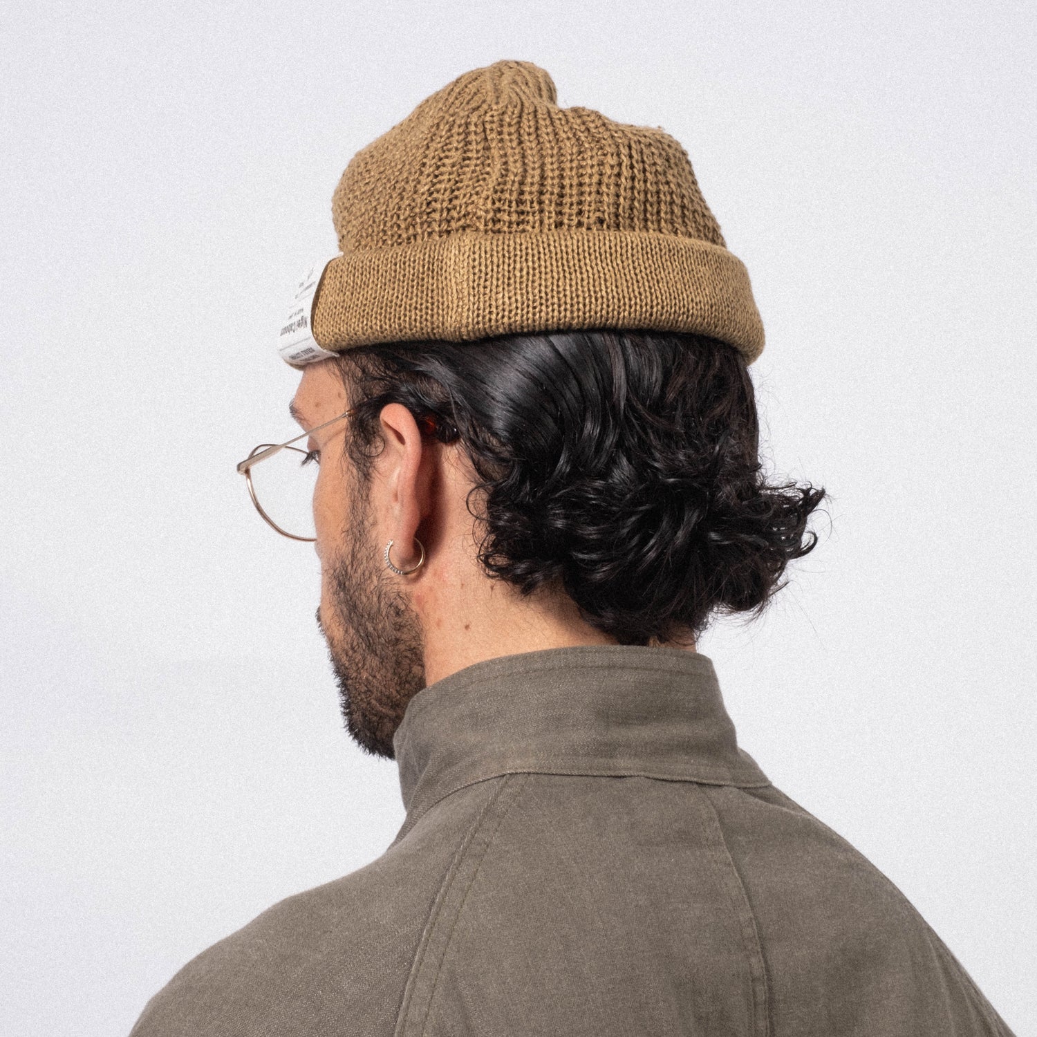 [NIGEL CABOURN] BEANIE HEMP _ KHAKI