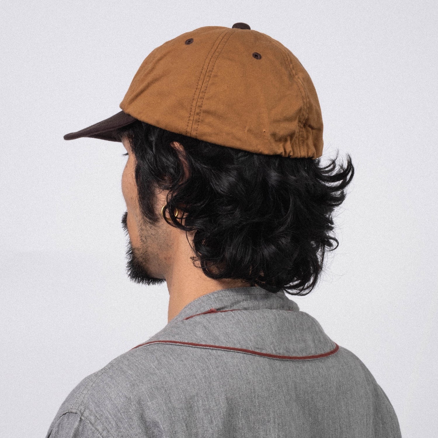 [NIGEL CABOURN] BASEBALL CAP COTTON TWILL _ BROWN