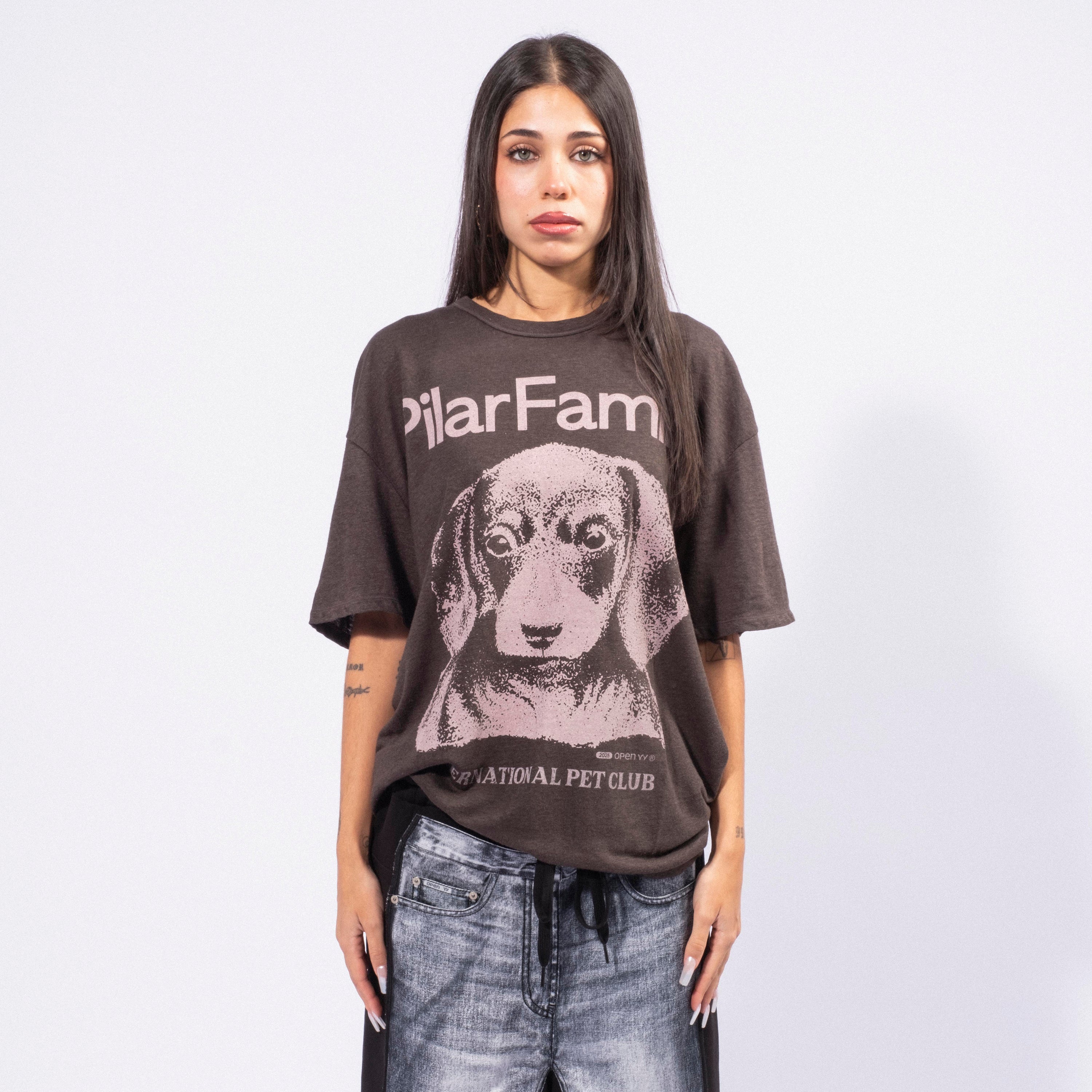 [OPEN YY] PET CLUB BEAGLE TEE _ BLACK