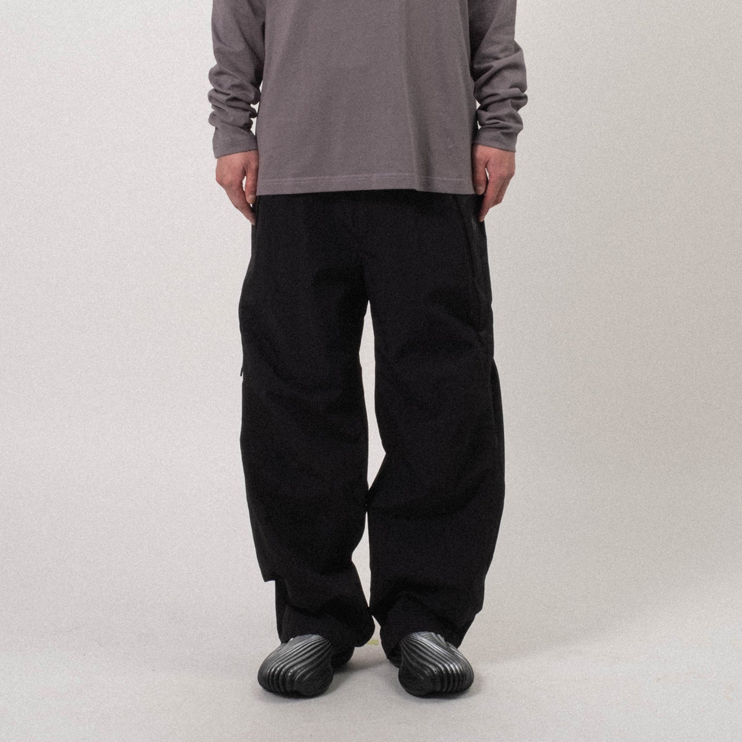 [SAN SAN GEAR] CONTRAST PANTS _ BLACK