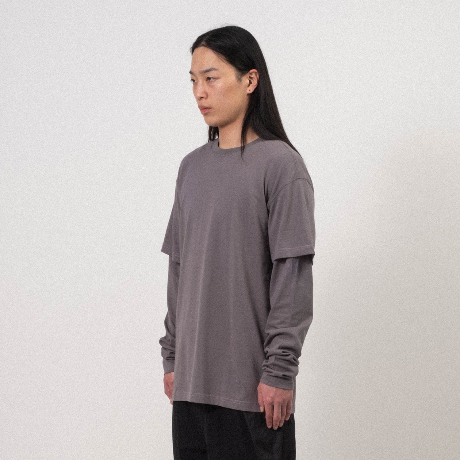 [SAN SAN GEAR] ANATOME LONG SLEEVES _ CHARCOAL