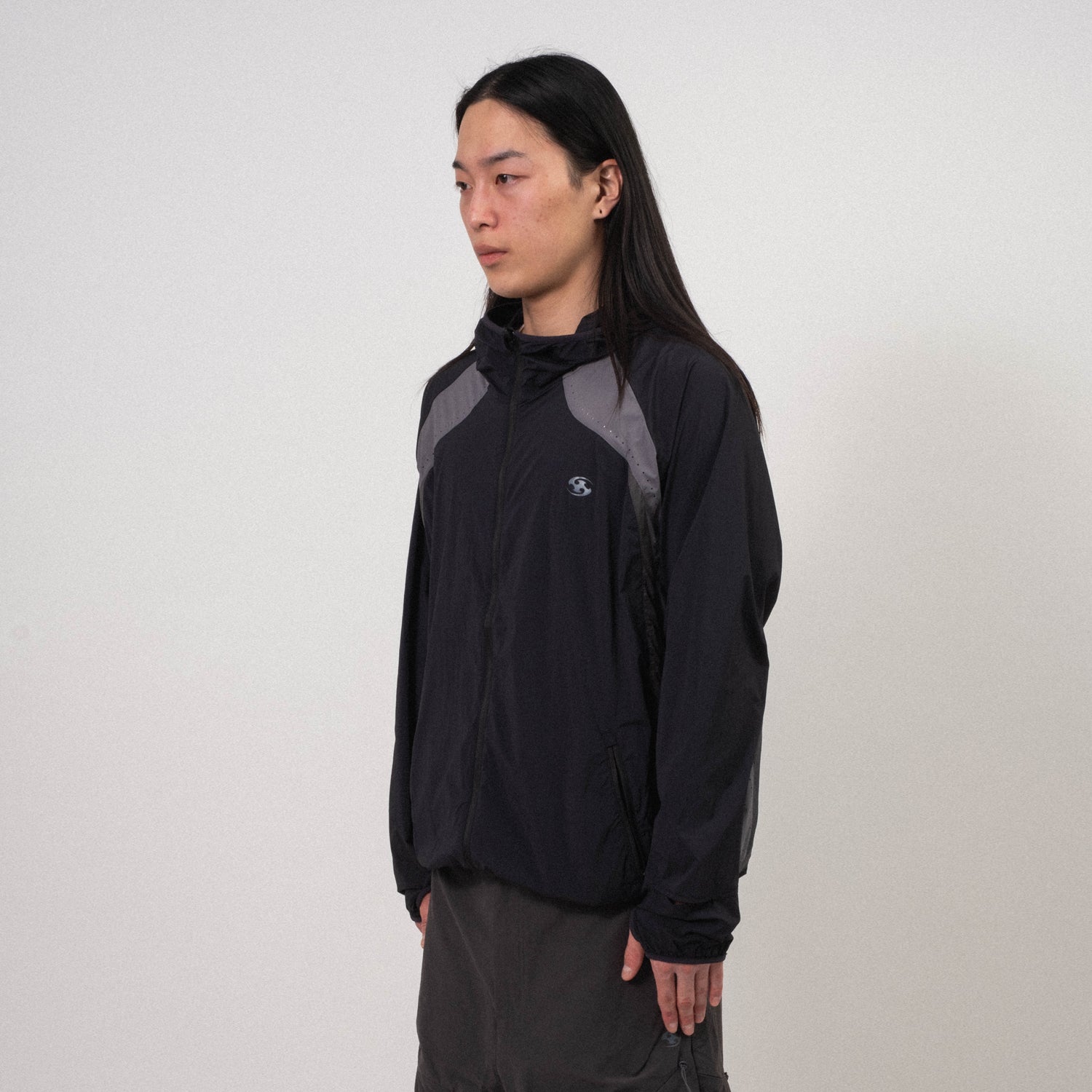 [SAN SAN GEAR] RUNNING JACKET	_ BLACK