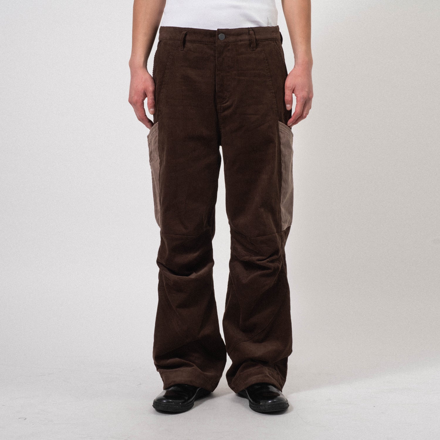 [SAN SAN GEAR] CORDUROY POCKET PANTS _ BROWN