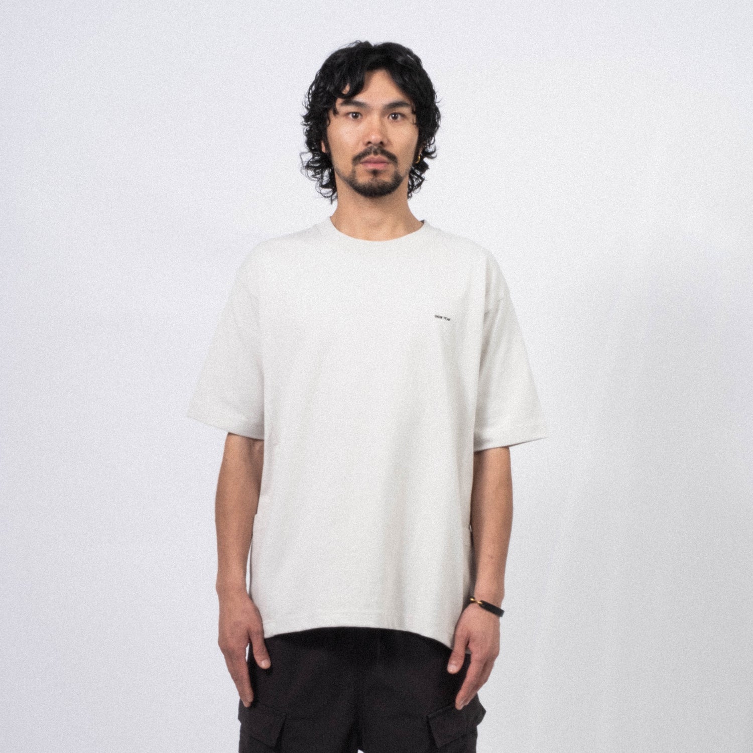 [SNOW PEAK] HEAVY COTTON BORDER T-SHIRT _ WHITE