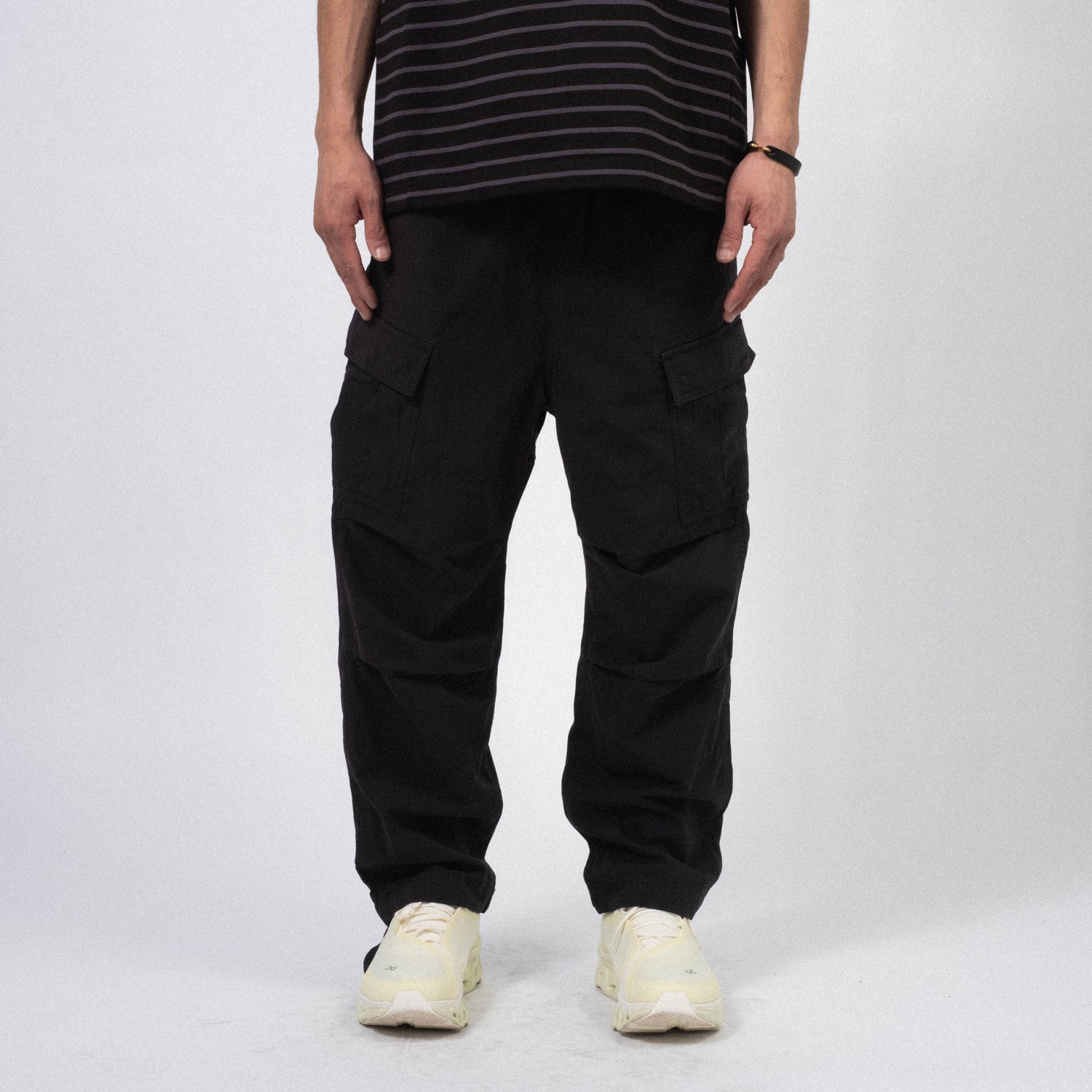 [SNOW PEAK] TAKIBI LIGHT RIPSTOP PANTS _ BLACK