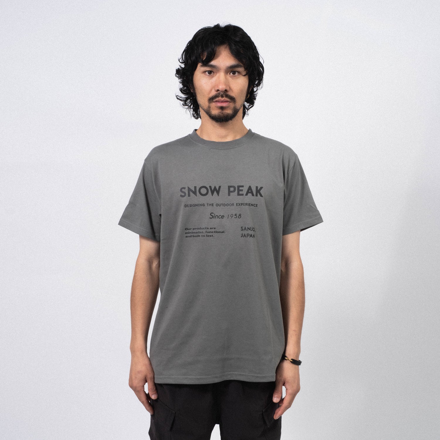 [SNOW PEAK] SP TYPOGRAPHY T-SHIRT _ FOLIAGE