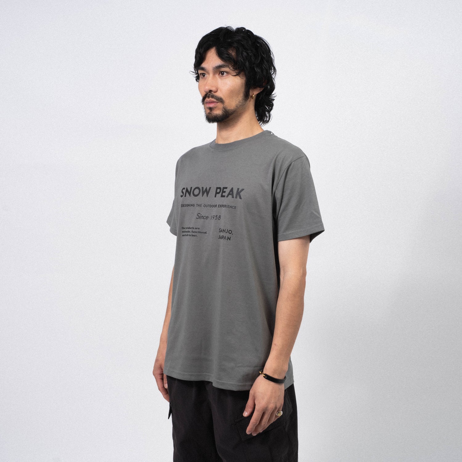 [SNOW PEAK] SP TYPOGRAPHY T-SHIRT _ FOLIAGE