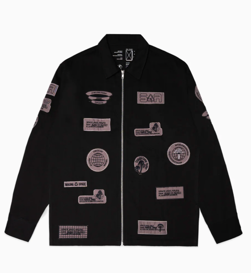 [SPACE AVAILABLE] SA PATCH JACKET _ BLACK