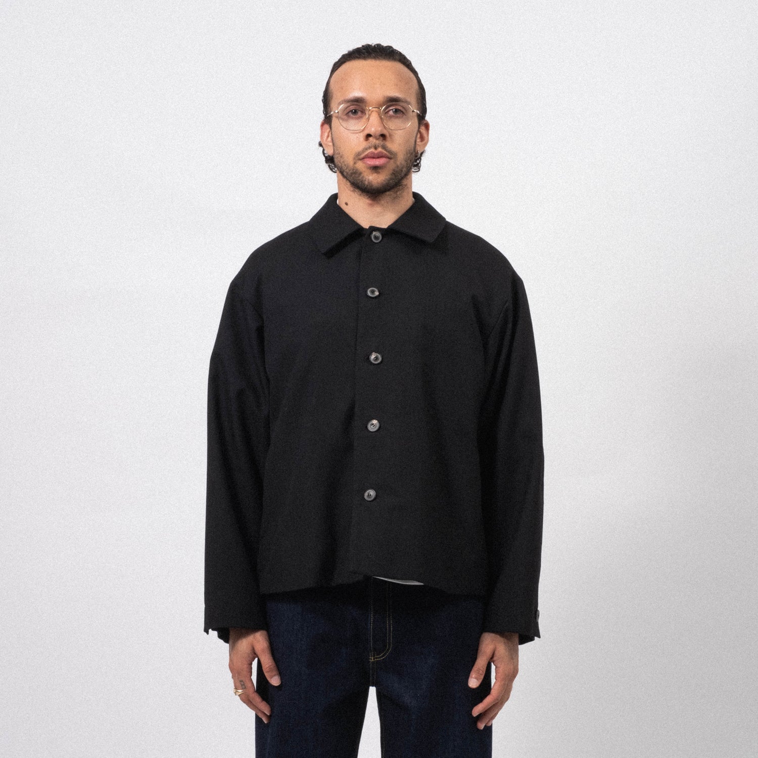 [YOKO SAKAMOTO] CLASSIC COACH JACKET _ BLACK