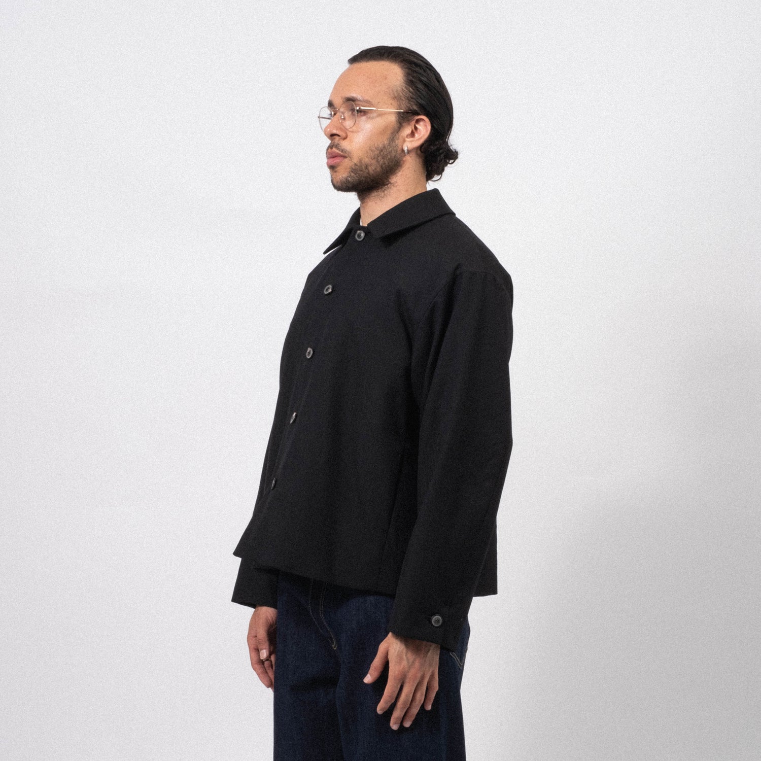 [YOKO SAKAMOTO] CLASSIC COACH JACKET _ BLACK