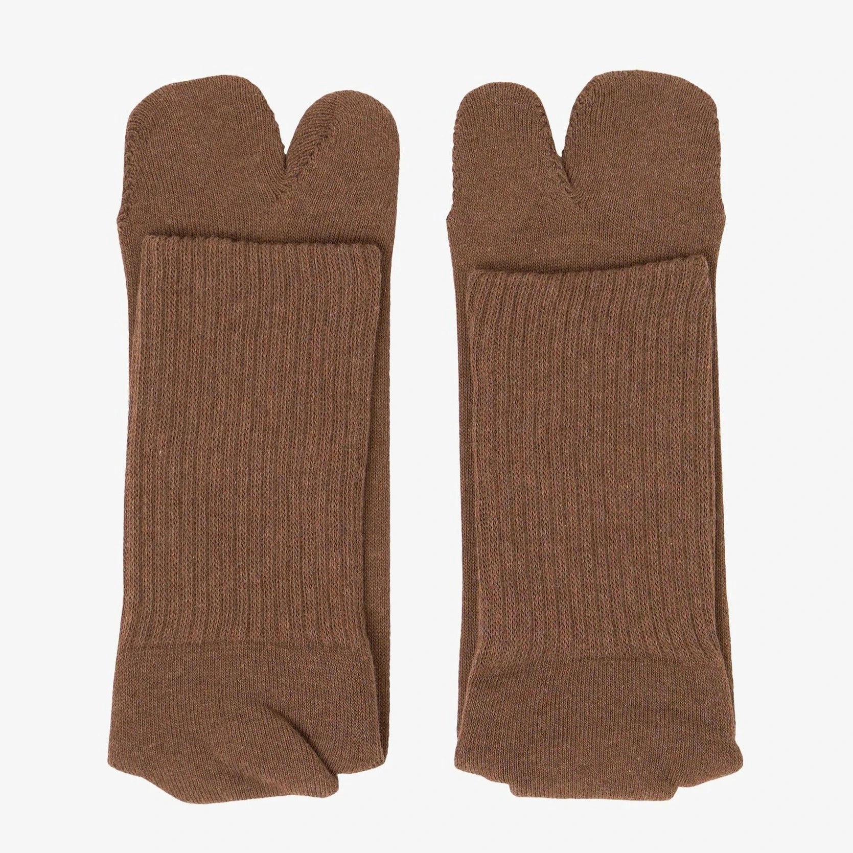 [SILLAGE] TABI SOCKS _ MELANGE BROWN
