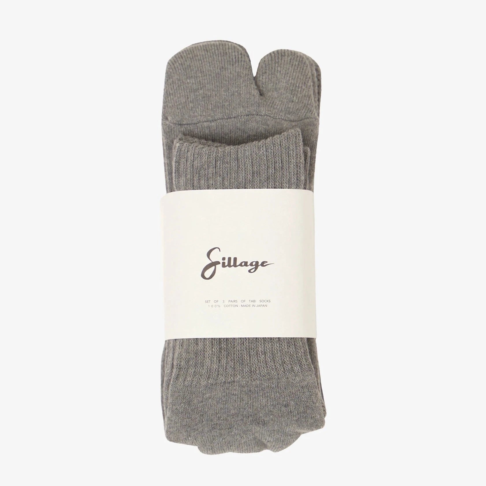 [SILLAGE] TABI SOCKS _ MELANGE GREY