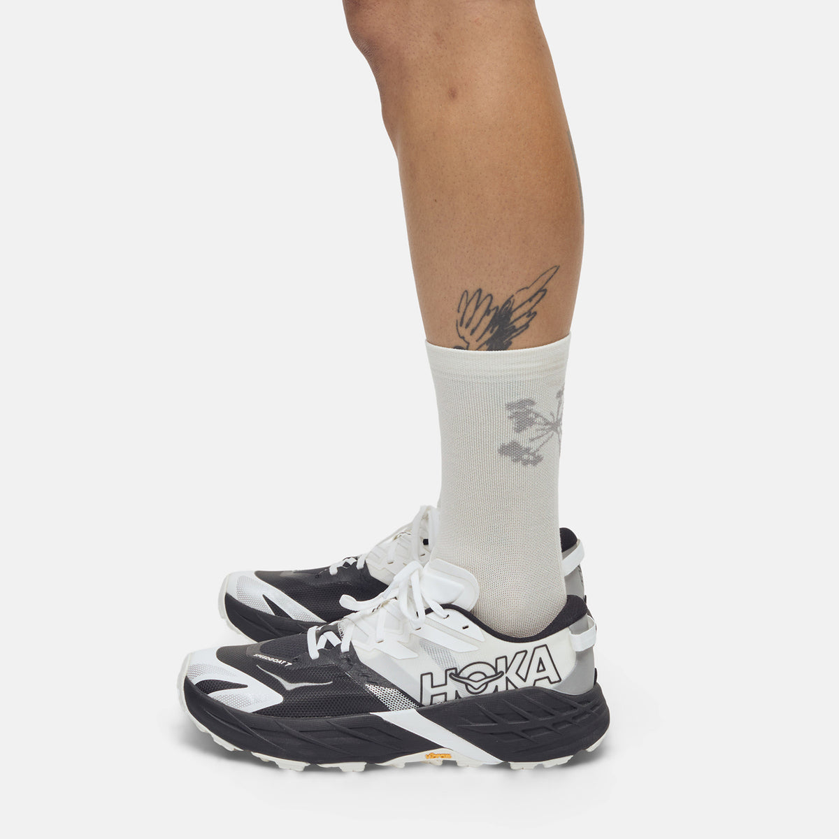 [PORTAL] PATTERN ACTIVE SOCK _ BONE WHITE