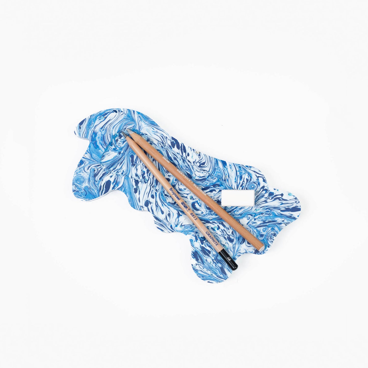 [SPACE AVAILABLE] MELTED STRUCTURES DESK TRAY _ BLUE WAVE