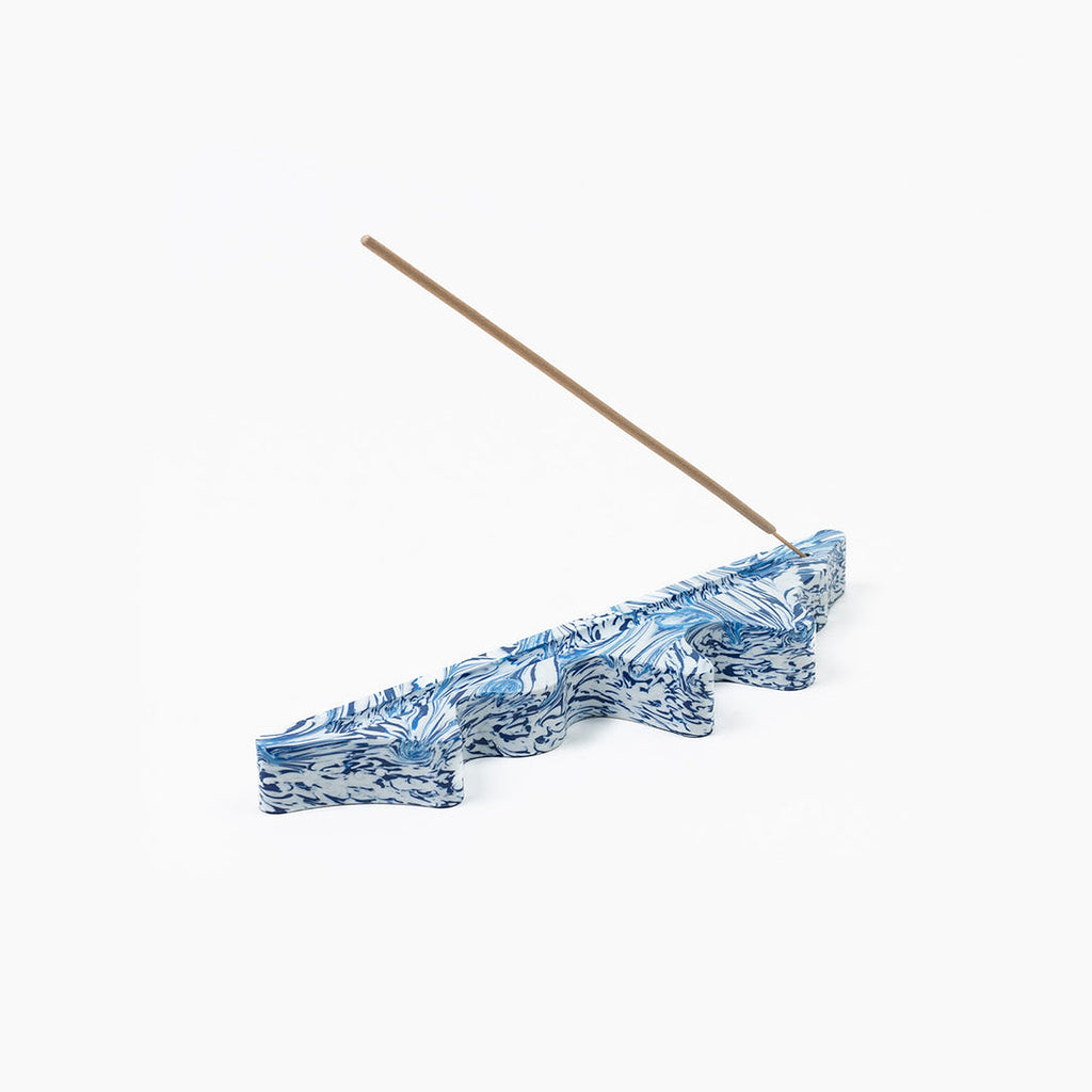 [SPACE AVAILABLE] MELTING ECOSYSTEMS : INCENSE HOLDER _ BLUE WAVE