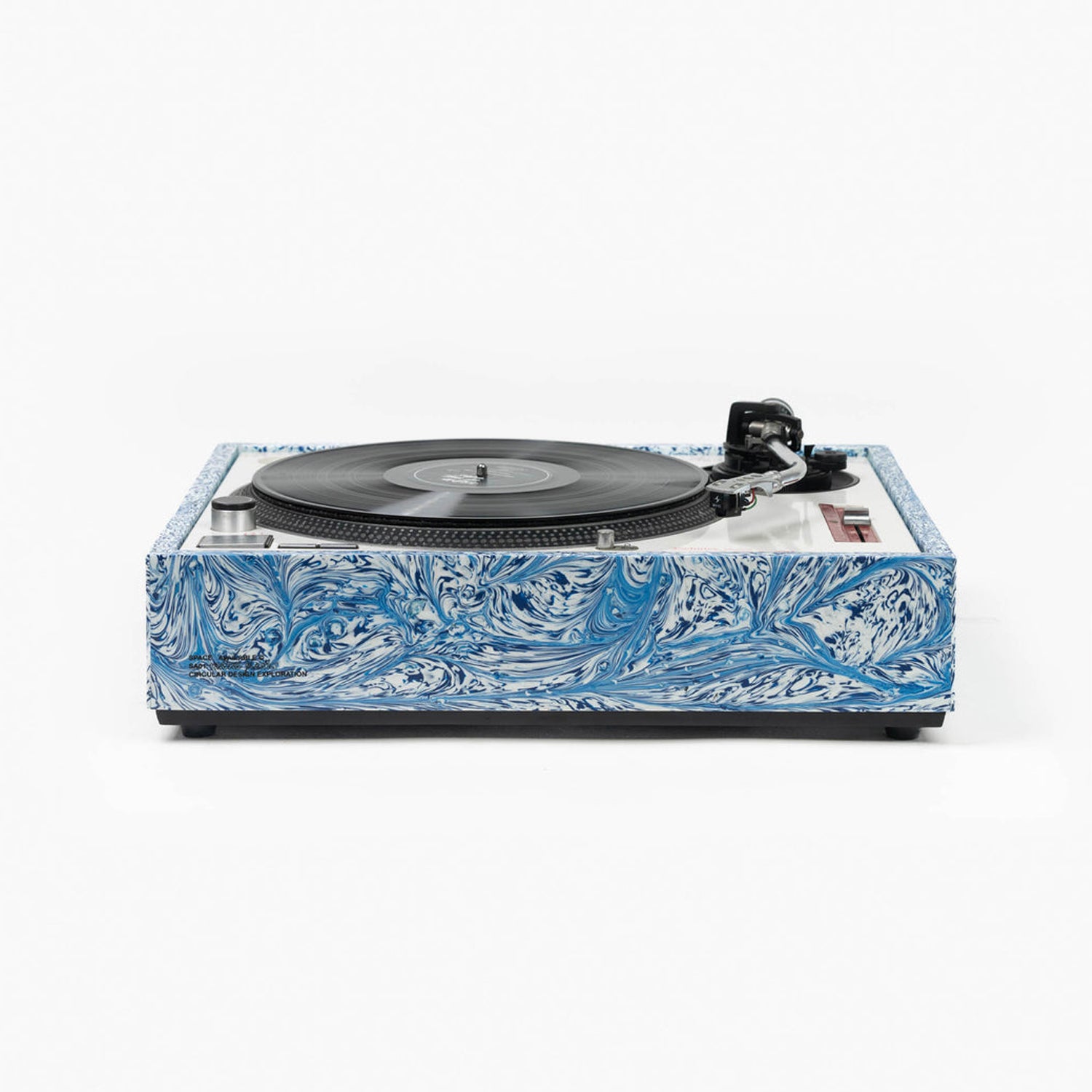 [SPACE AVAILABLE] TECHNICS 1210/1200 TURNTABLE CASING _ BLUE WAVE