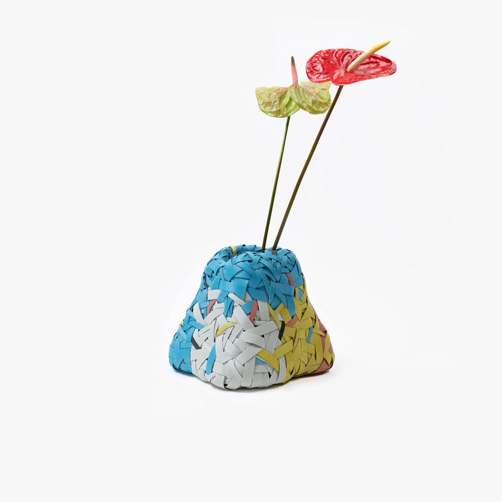 [SPACE AVAILABLE] WOVEN ECOLOGY VASE _ NATURAL MIX