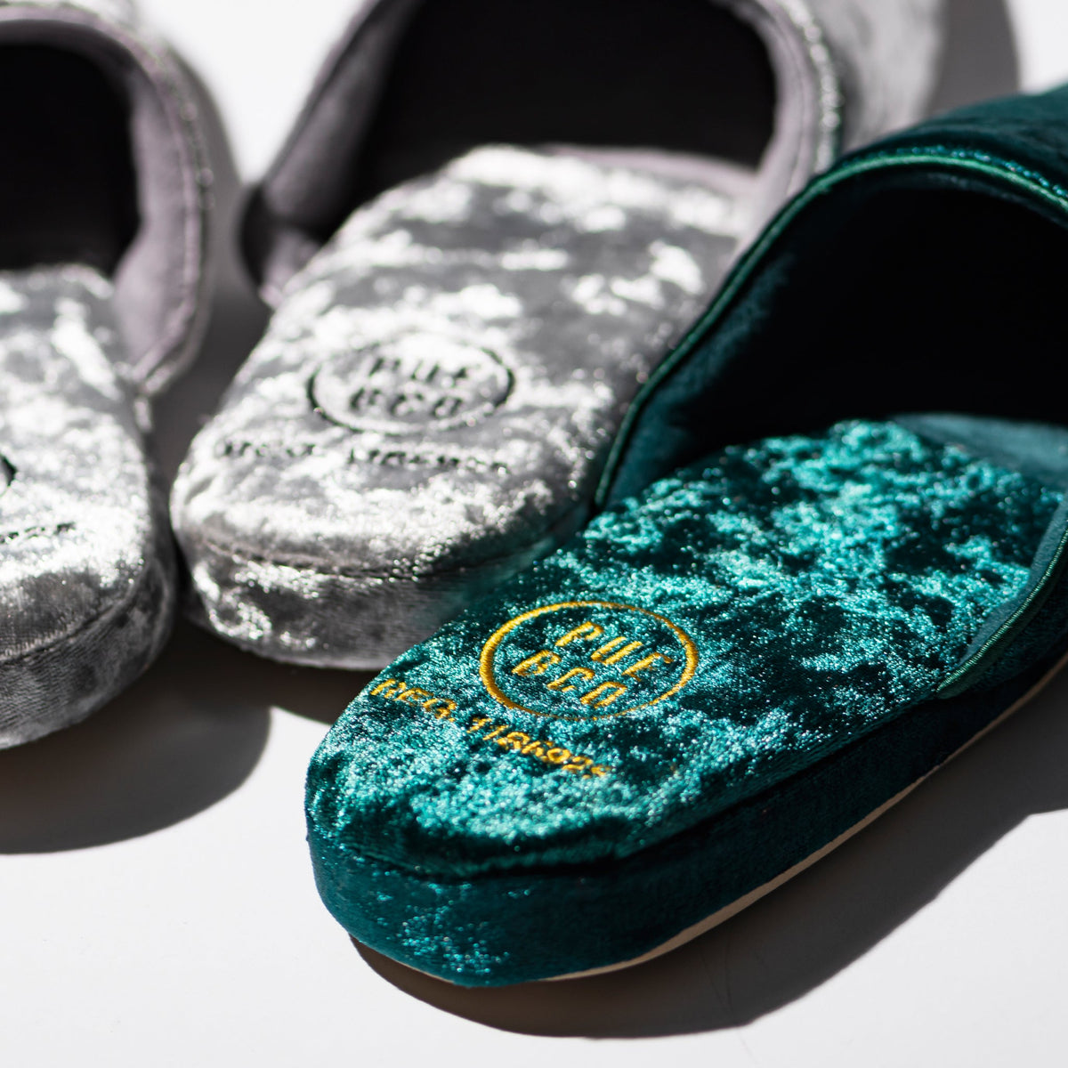 [PUEBCO] VELVET SLIPPER _ GREEN