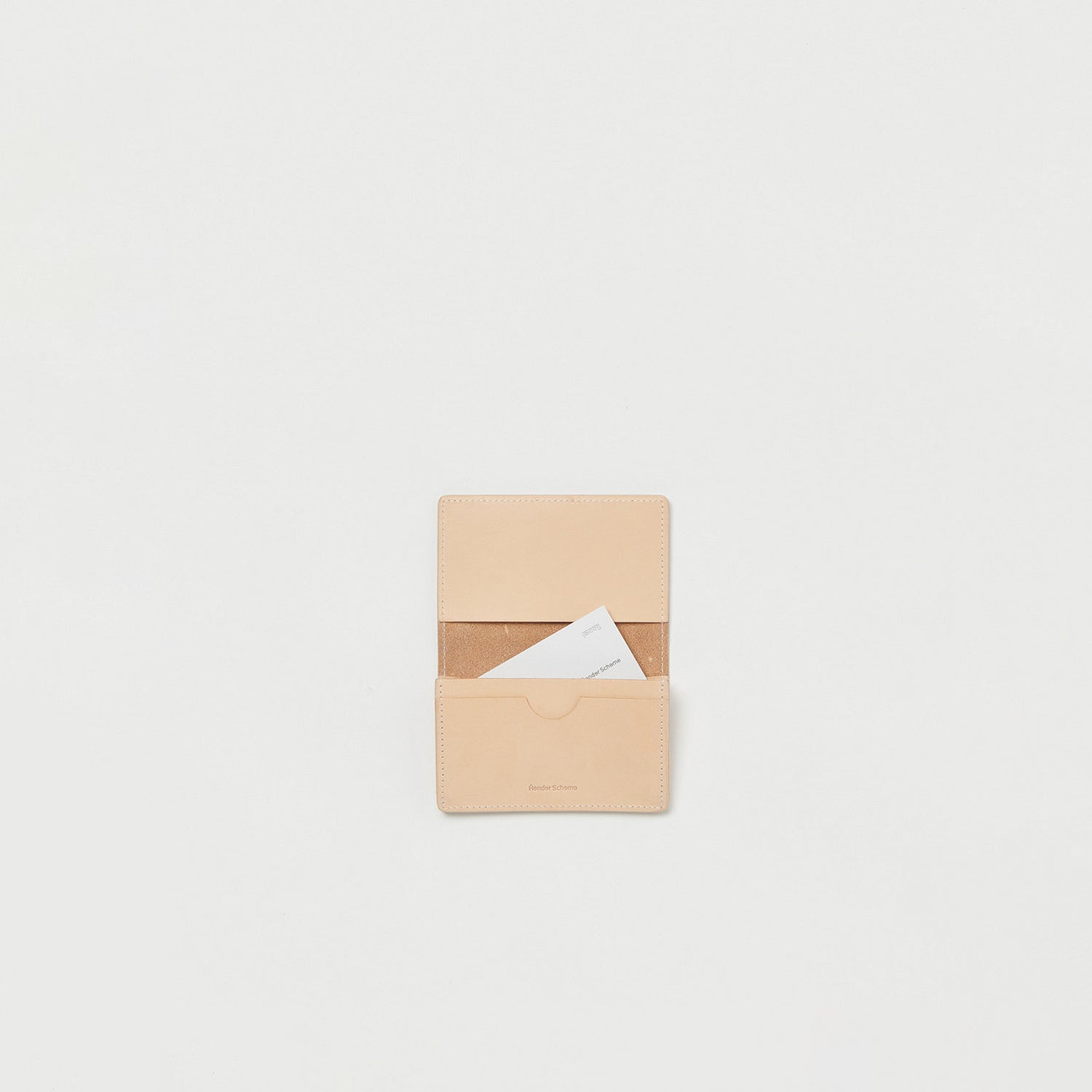 [HENDER SCHEME] FOLDED CARD CASE _ NATURAL