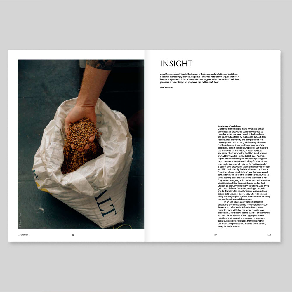 [MAGAZINE F] ISSUE #14 BEER