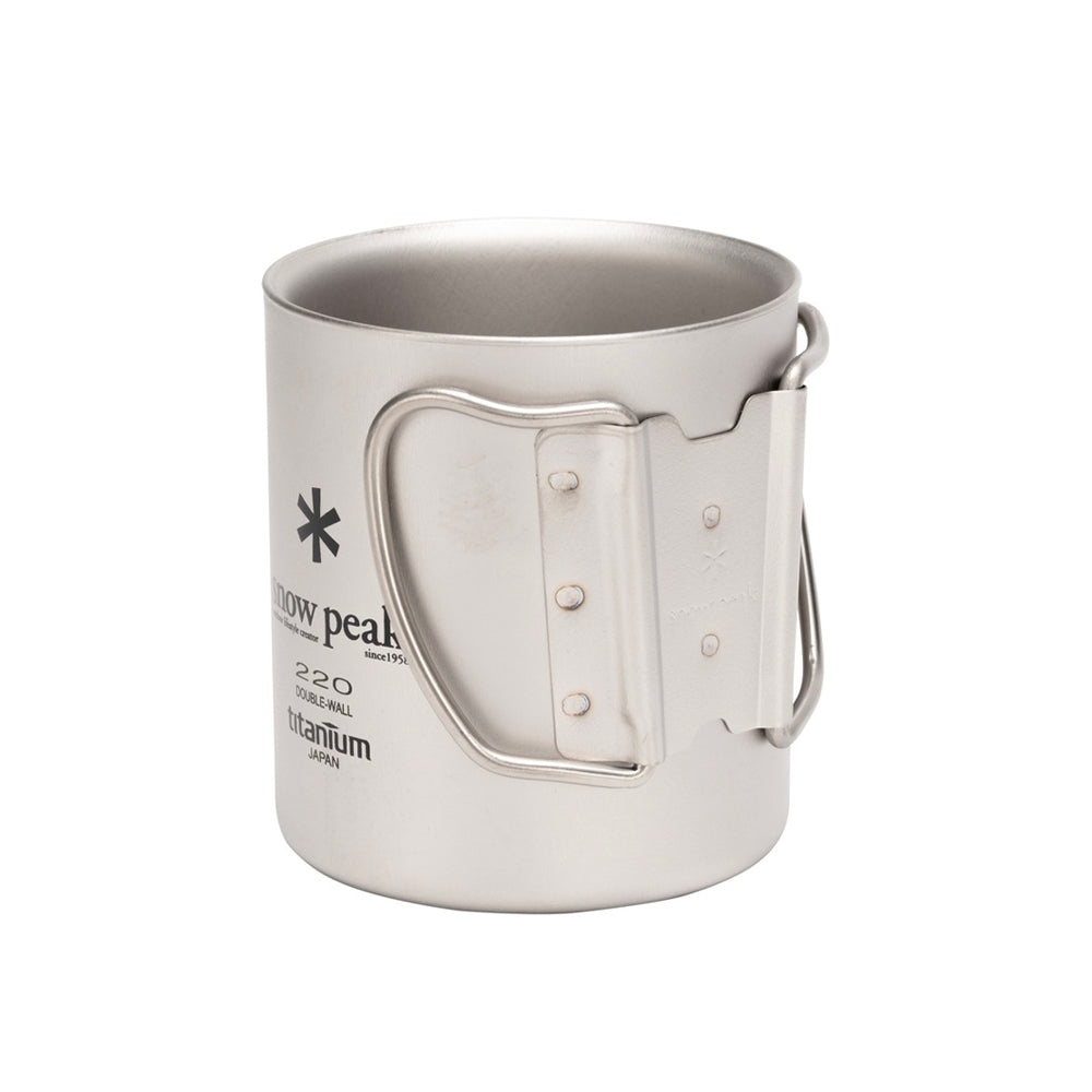 [SNOW PEAK] TITANIUM DOUBLE WALL CUP 220