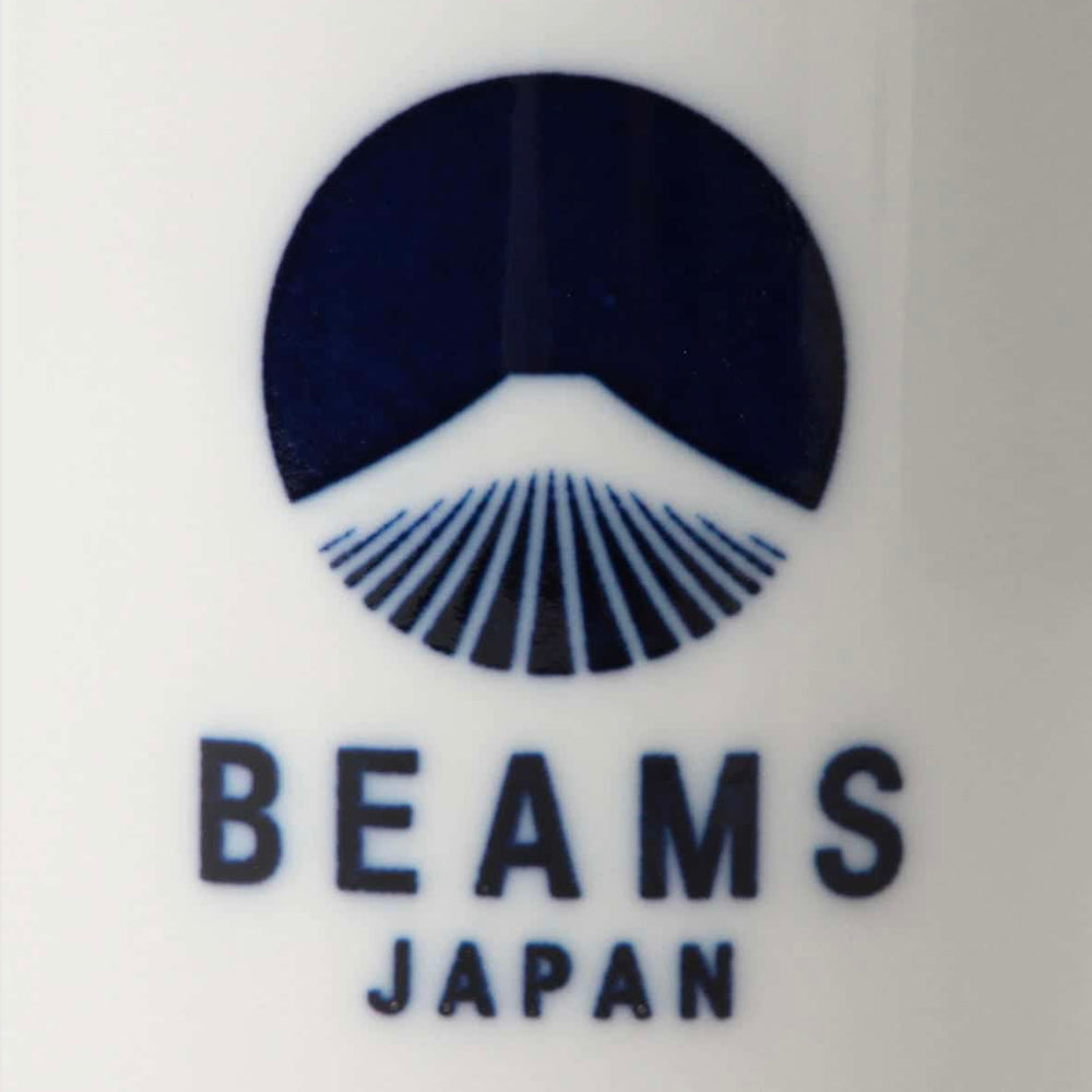 [BEAMS JAPAN] LOGO SUSHI TEA CUP 280ML _ INDIGO