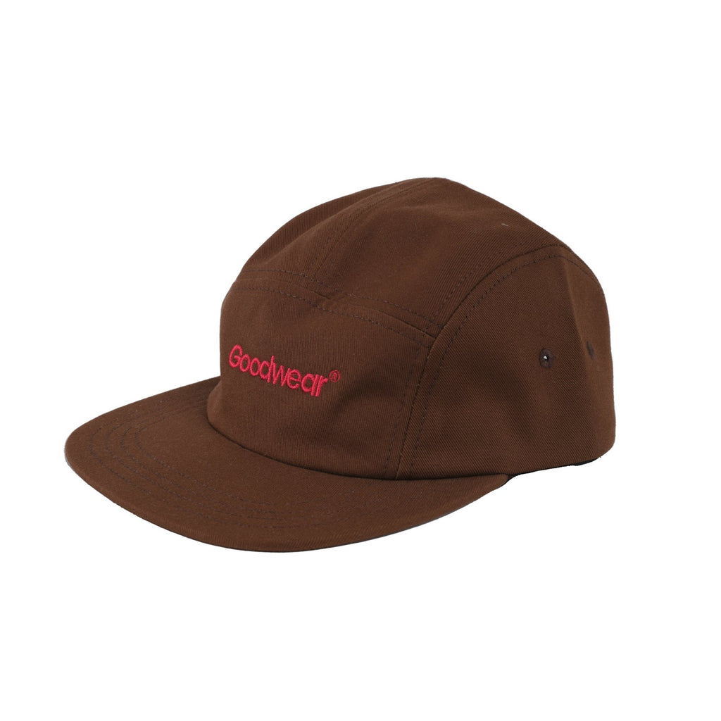 [GOODWEAR USA] FIVE PANEL CAMPER STYLE HAT _ BROWN